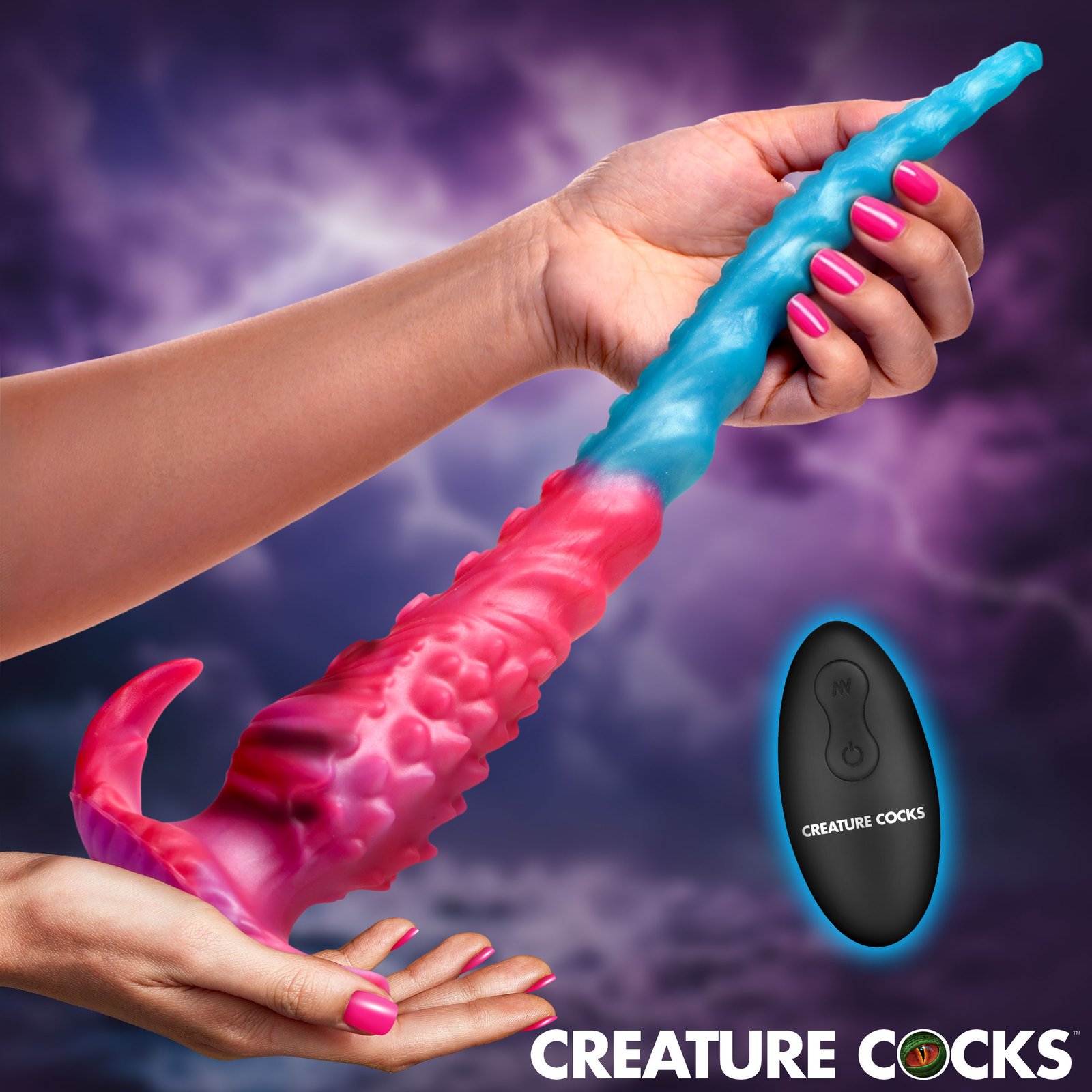 AH751_STD-MAIN AH751 Vibropus Vibrating Silicone Dildo