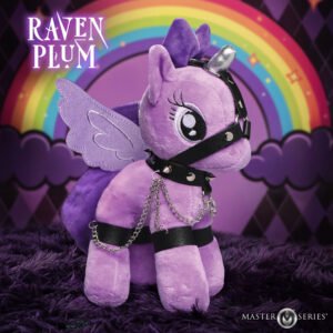AH821-Purple Raven Plum Bondage Pony