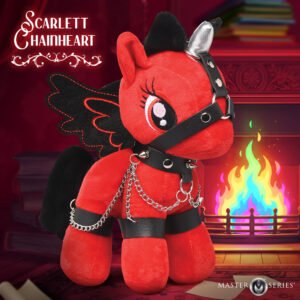 AH821-Red Scarlet Chainheart Bondage Pony