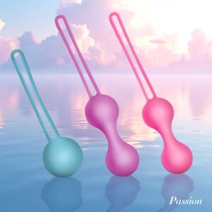AH842 Silicone Weighted Kegel Ball Set