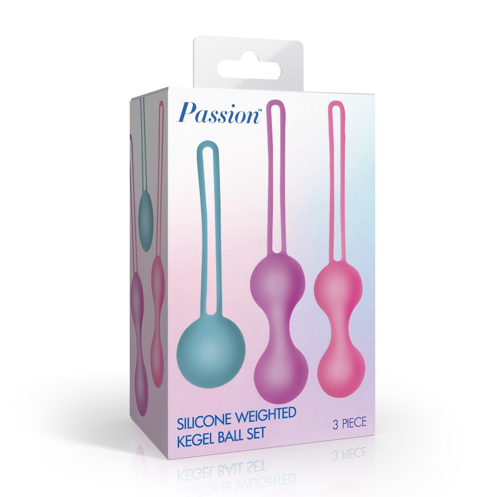 ah842 silicone weighted kegel ball set ah842 silicone weighted kegel ball set