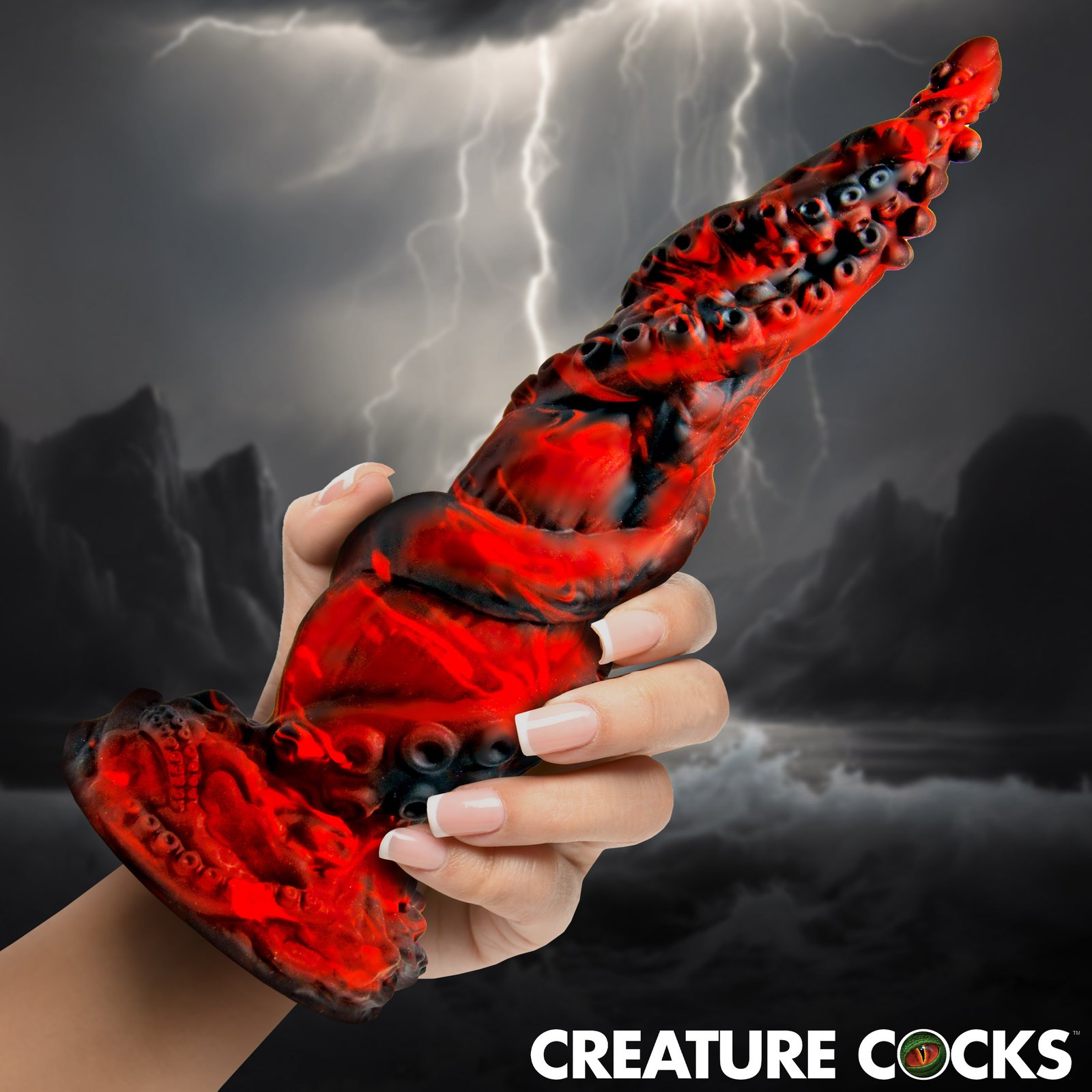 AH848_STD-MAIN AH848 Kraken Spawn Tentacle Silicone Dildo