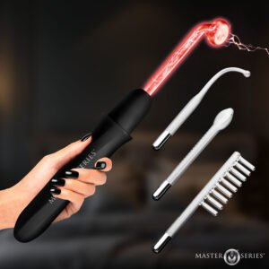 AH855-Black Elektrawand Rechargeable Violet Wand with Attachments - Black