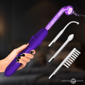 AH855-Purple Elektrawand Rechargeable Violet Wand with Attachments - Purple