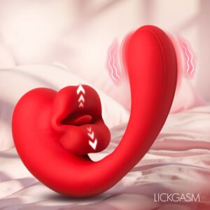 AH909 G-Kiss Kissing G-Spot Silicone Vibrator
