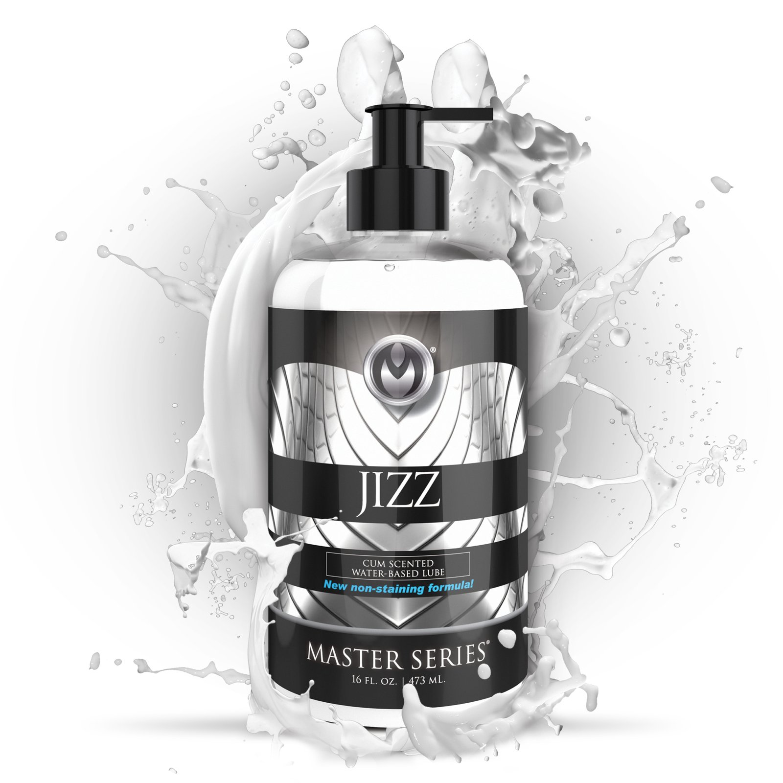 AH913-16oz_splash AH913-16oz Jizz Cum-Scented Water-Based Lube 16oz