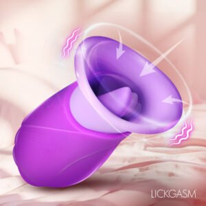 AH928 Licking Violet Sucking + Licking Vibrator
