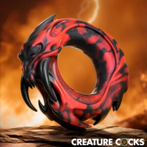 AH955 Hell Fang Silicone Cock Ring