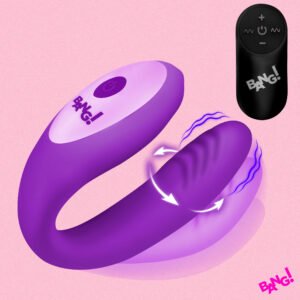 AH963-Purple Gyrating G-Spot Vibrator - Purple