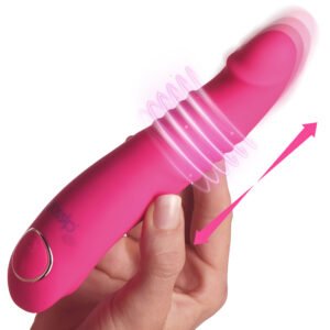 CN-04-0762-50 Blaster 7X Thrusting Silicone Vibrator - Pink