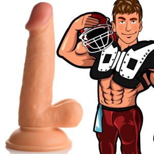 CN-09-1001-10 Football Frank 6.75 Inch Dildo
