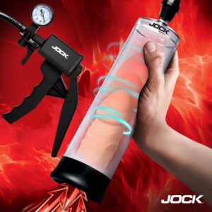 CN1035 Pump Up Penis Pump with Gauge & Trigger Handle