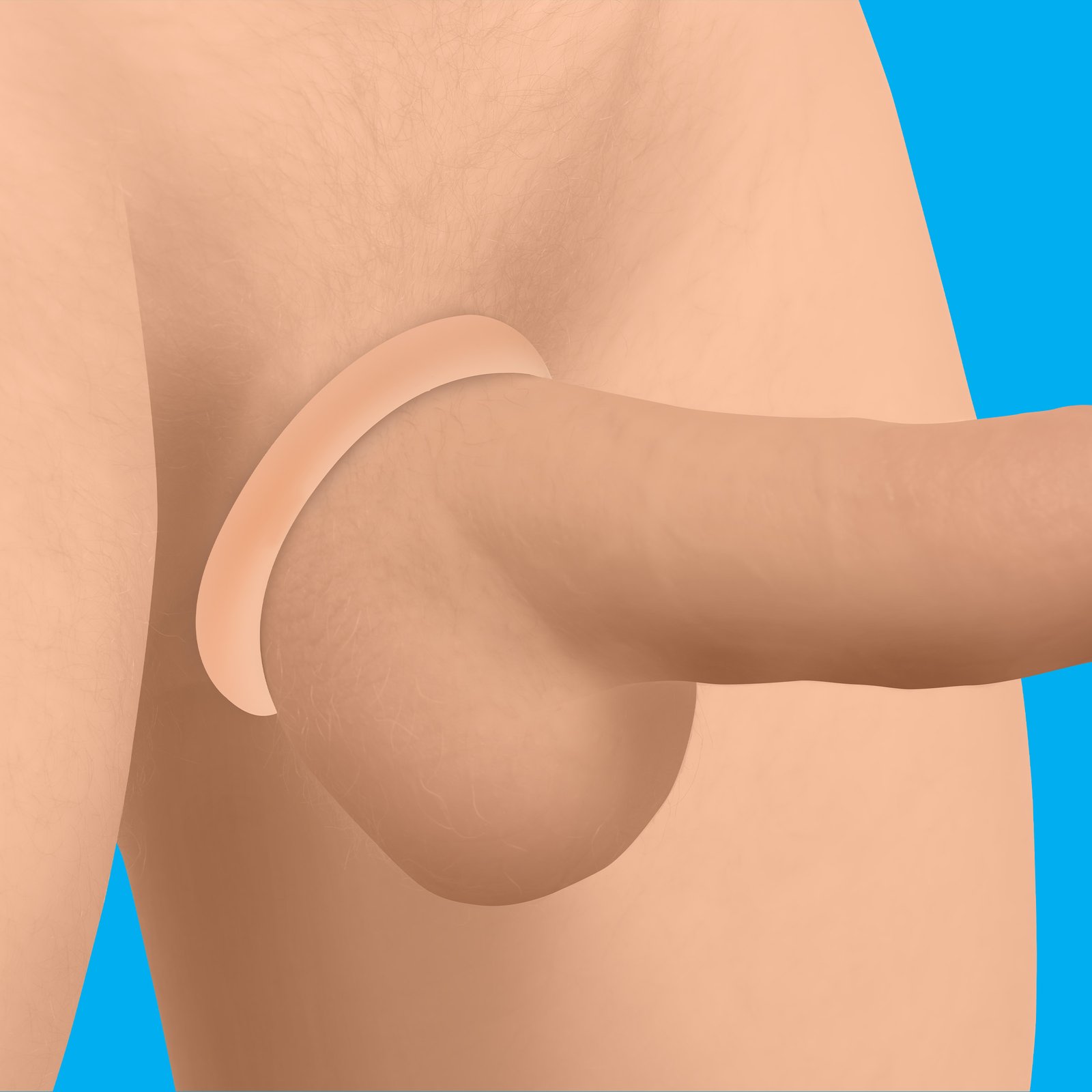 PH899-light_main_2 CN-09-0952-10 Discreet Silicone Cock Ring Set - Light