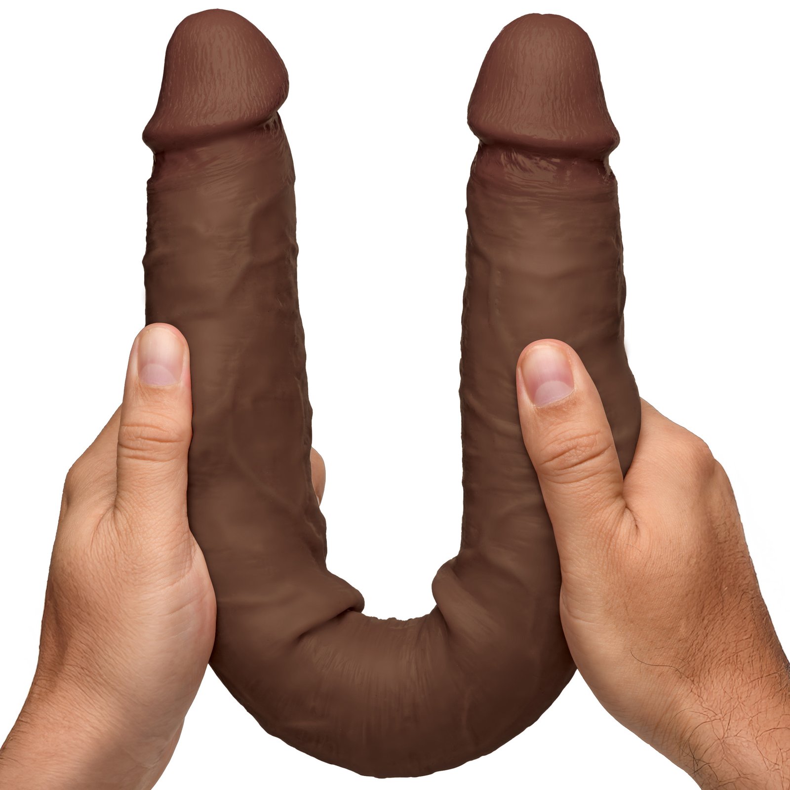PH926_MAIN CN-09-0965-11 17.75 Inch Double Dildo - Dark