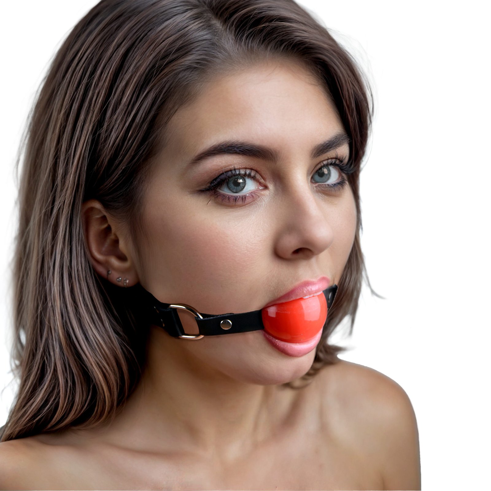 ST642-Ball_Gag_02 ST642-SMRD Red Silicone Ball Gag