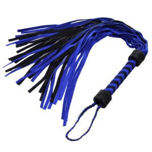 AA386 Black and Blue Suede Flogger