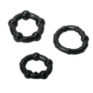 AA548 Black Performance Erection Rings - Packaged
