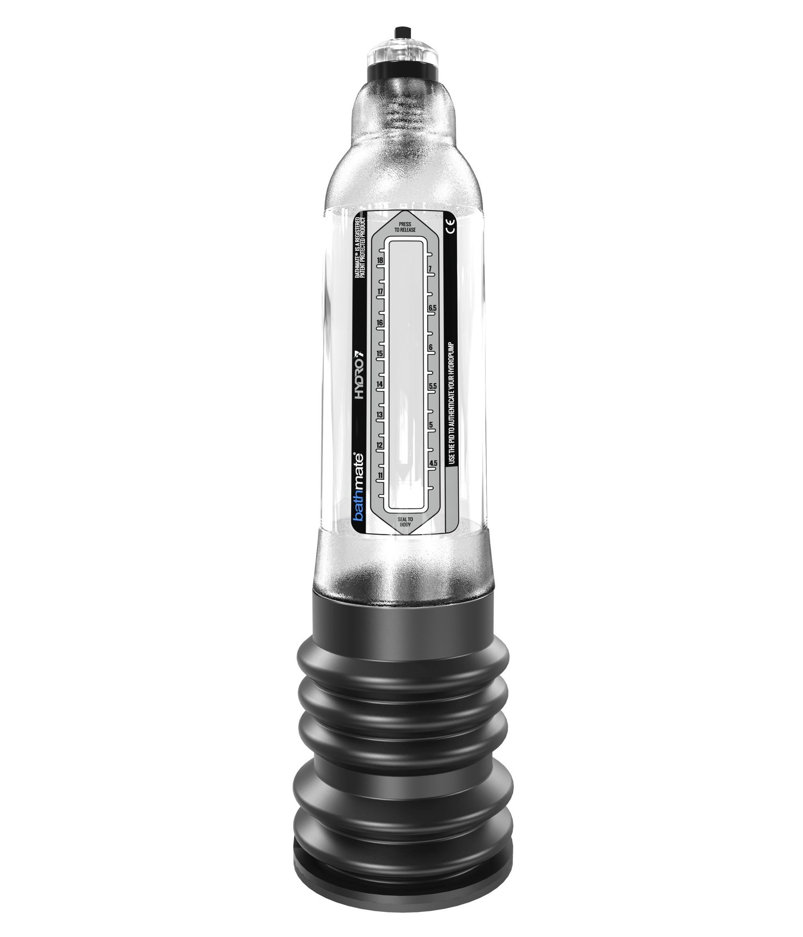 aa604-hydro7-clear-bulk AA604-Clear Hydro7 Penis Pump - Clear