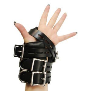 AB534 Strict Leather Four Buckle Suspension Cuffs