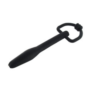 AB946 Silicone Cum-Thru D-Ring Penis Plug