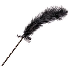 AD182-Black Frisky Feather Tickler - Black