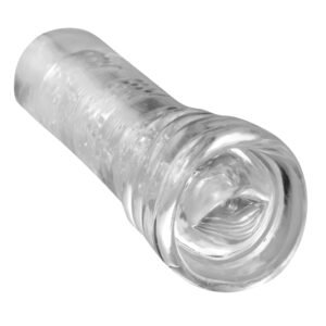 AD582 Lusty Lips See Through Masturbation Sleeve