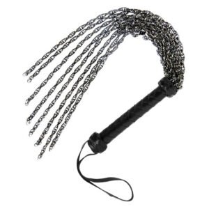 AD725 Gunmetal Chain Flogger