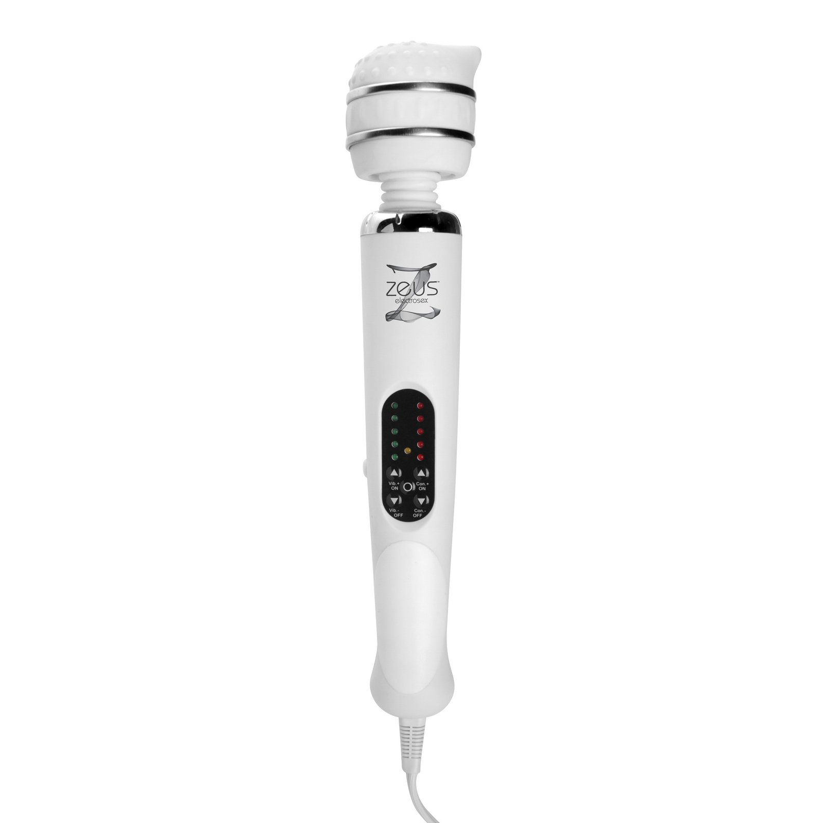 ad974-bulk AD974 White Knight 10 Mode Electro Vibe Wand