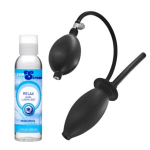 AE233 Enema Anal Stretching Kit with Plug and Desensitizing Lube