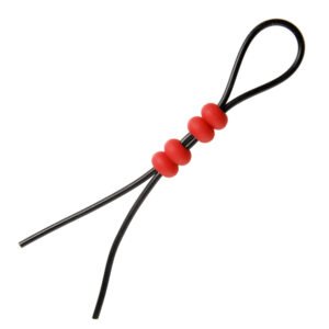 AE240 Crimson Tied Bolo Lasso Style Adjustable Cock Ring