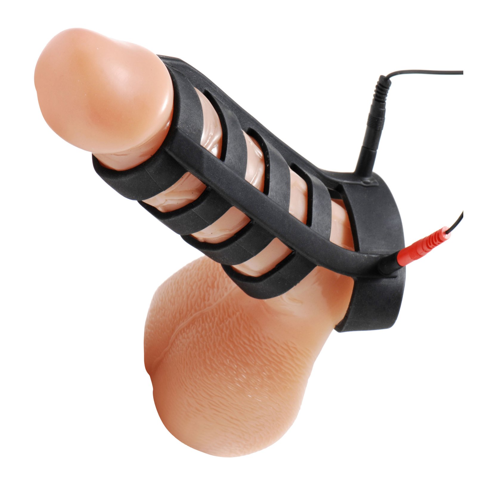 ae286-bulk-dildo AE286 Power Cage Silicone E-Stim Cock and Ball Sheath