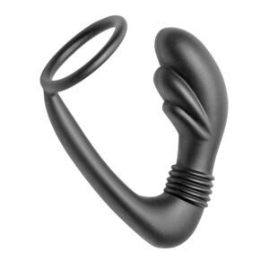 AE348 Cobra Silicone P-Spot Massager and Cock Ring