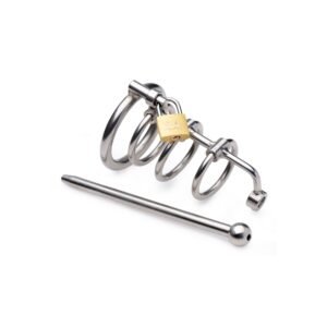 AE384 Gates of Hell Stainless Steel Adjustable Cum Through Sound Cage