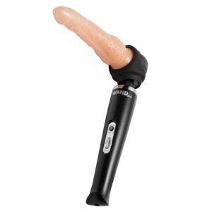 AE399 Strap Cap Vibrating Wand Harness Kit with Dildo