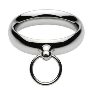 AE472-ML Lead Me Stainless Steel Cock Ring- 1.95 Inch