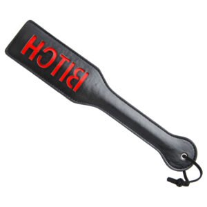 AE585-Bitch Imprint Spanking Paddle- Bitch