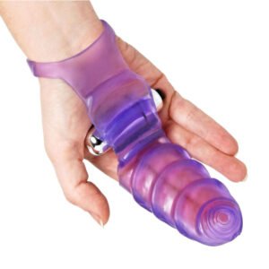 AE593 Double Finger Banger Vibrating G-Spot Glove