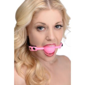 AE658 Glow Gag Glow in the Dark Silicone Ball Gag