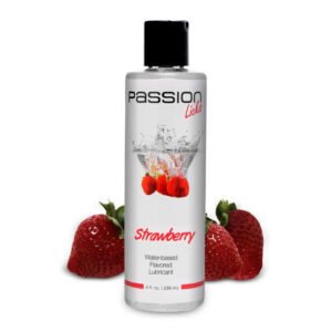 AE805-Strawberry Passion Licks Strawberry Water Based Flavored Lubricant - 8 oz