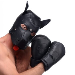 AF183 Strict Leather Padded Puppy Mitts