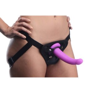 AF216 Navigator Silicone G-Spot Dildo with Harness