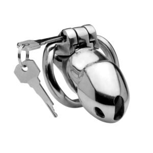 AF441 Rikers 24-7 Stainless Steel Locking Chastity Cage