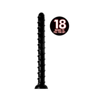 AF550 Hosed 18 Inch Swirl Thick Anal Snake