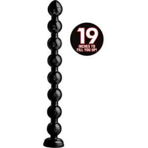 AF615 Hosed 19 Inch Beaded Thick Anal Snake