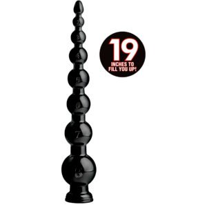 AF616 Hosed 19 Inch Graduated Bead Anal Snake