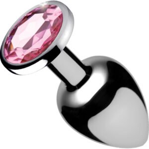 AF631-Small Pink Gem Anal Plug- Small