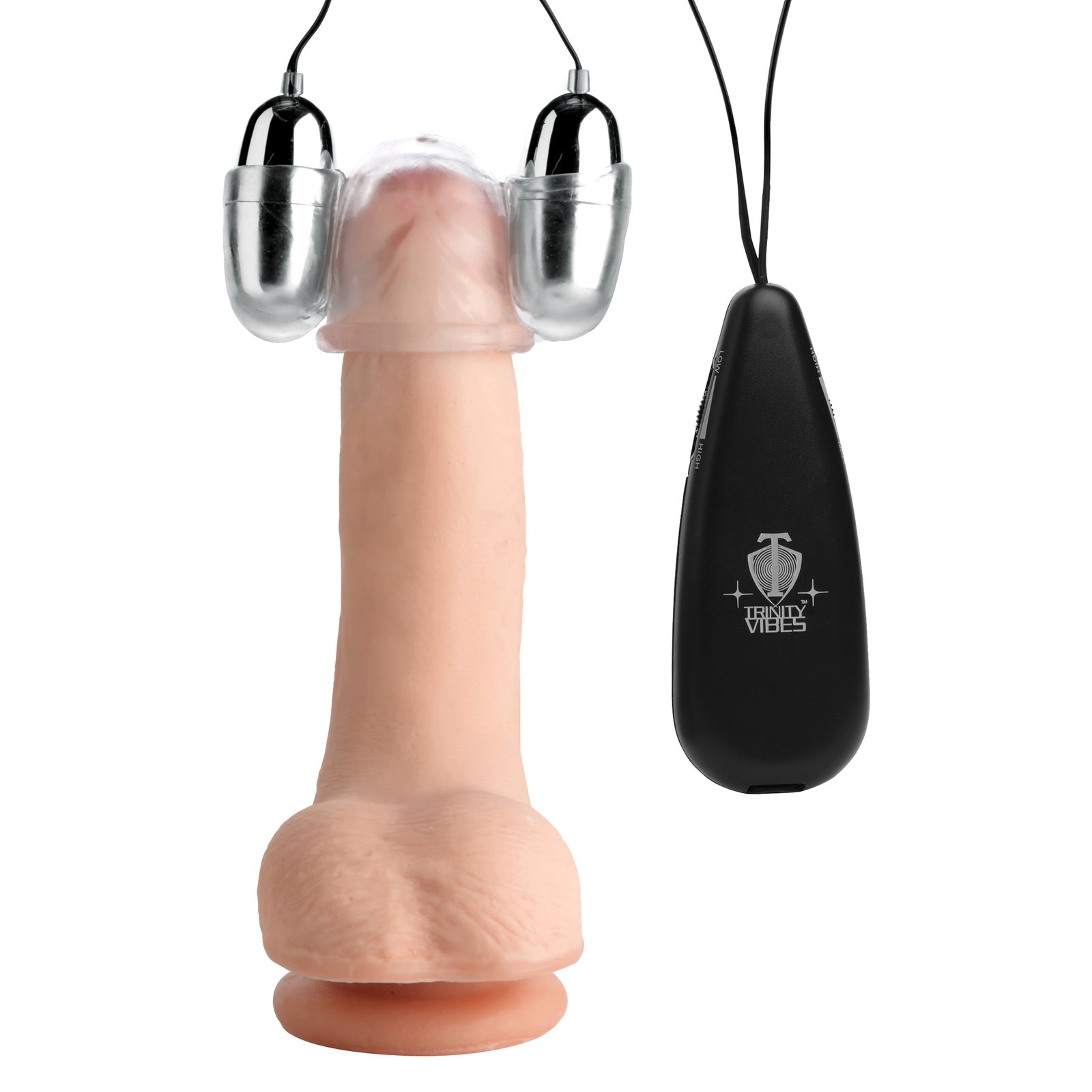 af684-bulk-001 AF684 Clear Multi-Speed Vibrating Head Teaser