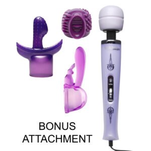 AF694 Turbo Purple Pleasure Wand Kit with Free Attachment