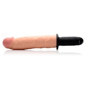 AF810-Flesh Onslaught 13 Mode XXL Vibrating Giant Dildo Thruster - Flesh
