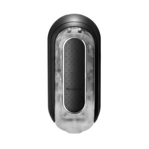 AF885 Flip 0-Zero Electronic Vibration Stroker- Black